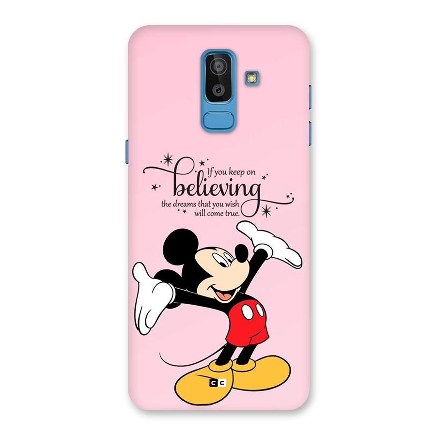 Believing Dreams Back Case for Galaxy J8