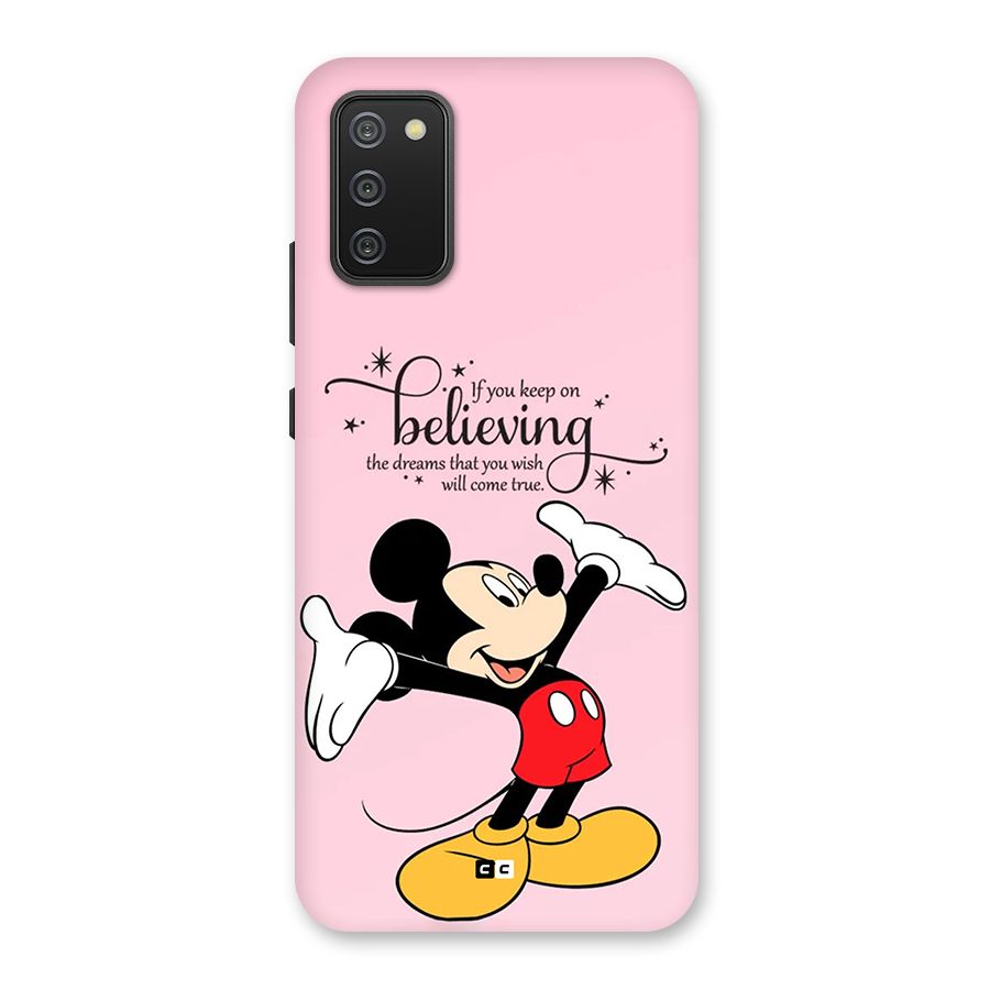 Believing Dreams Back Case for Galaxy M02s