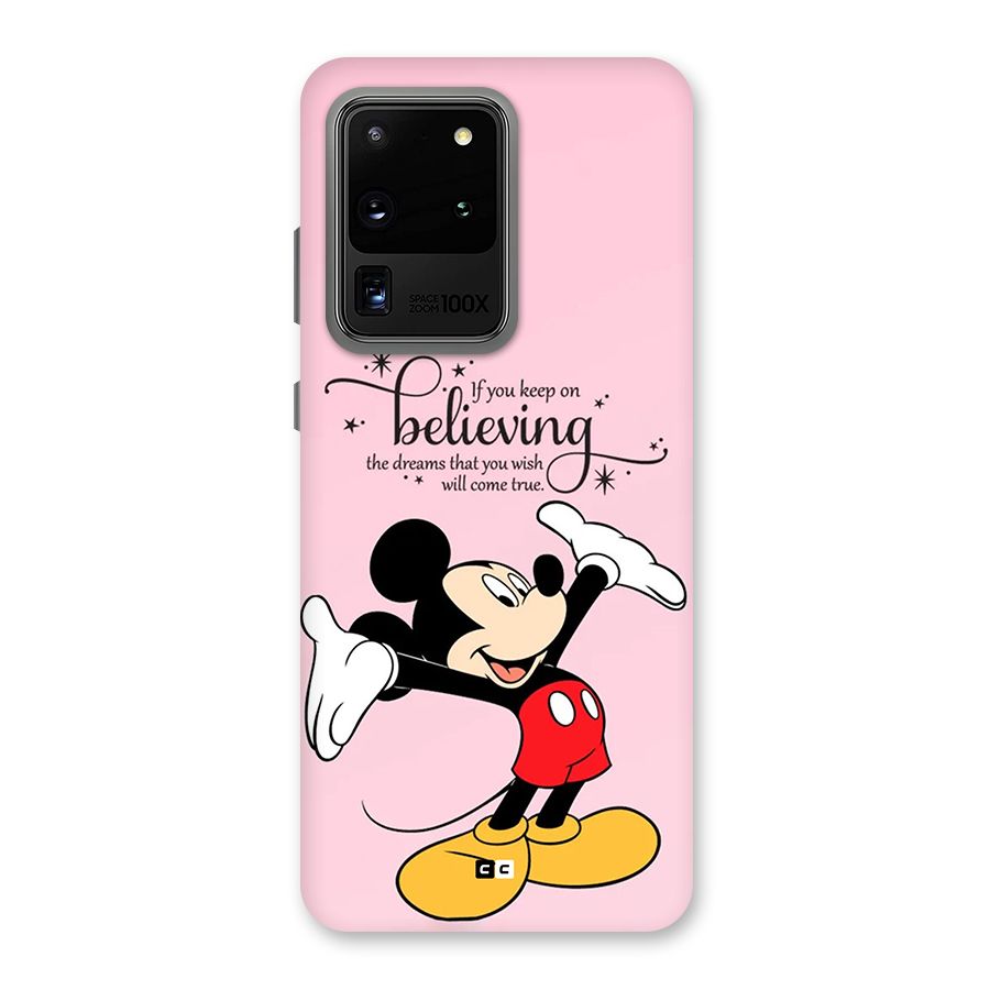 Believing Dreams Back Case for Galaxy S20 Ultra