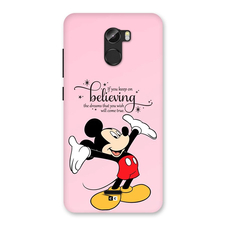 Believing Dreams Back Case for Gionee X1