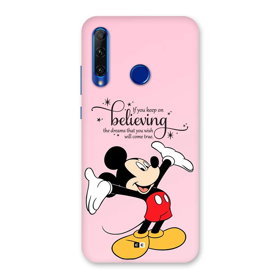 Believing Dreams Back Case for Honor 20i