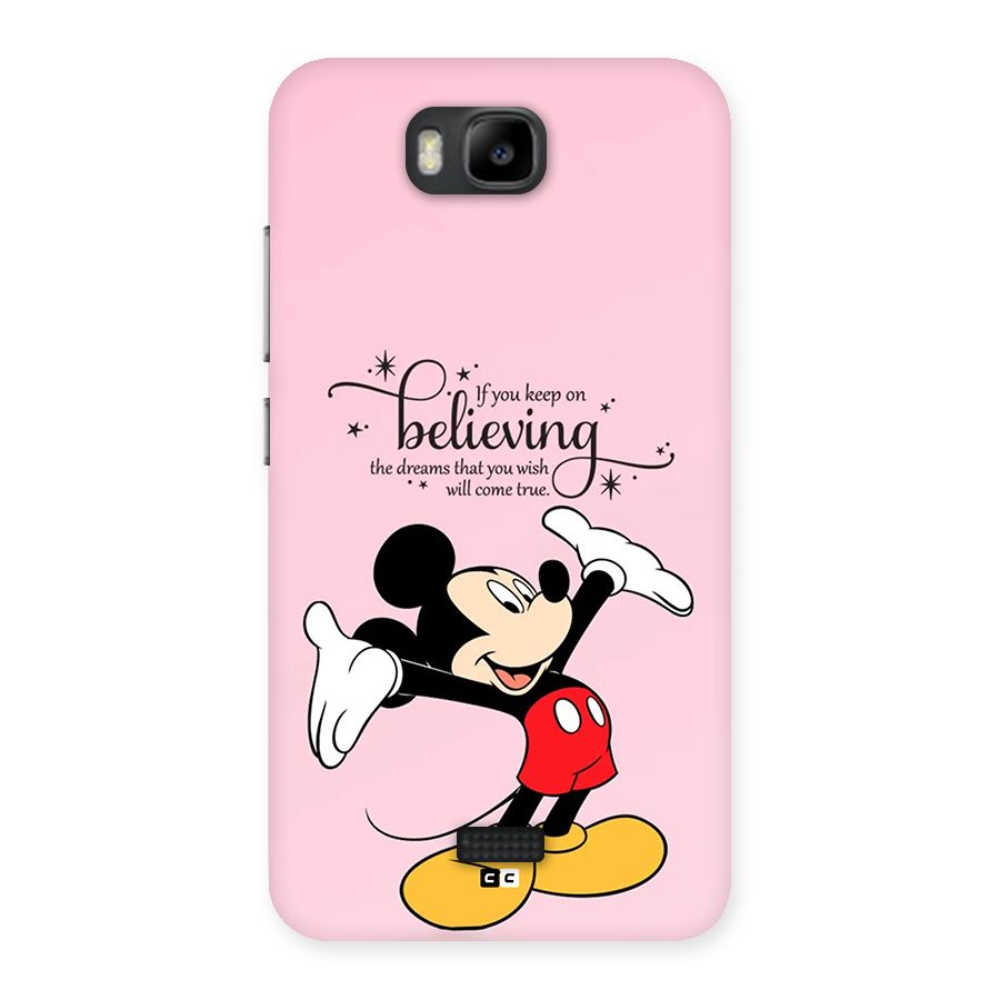 Believing Dreams Back Case for Honor Bee