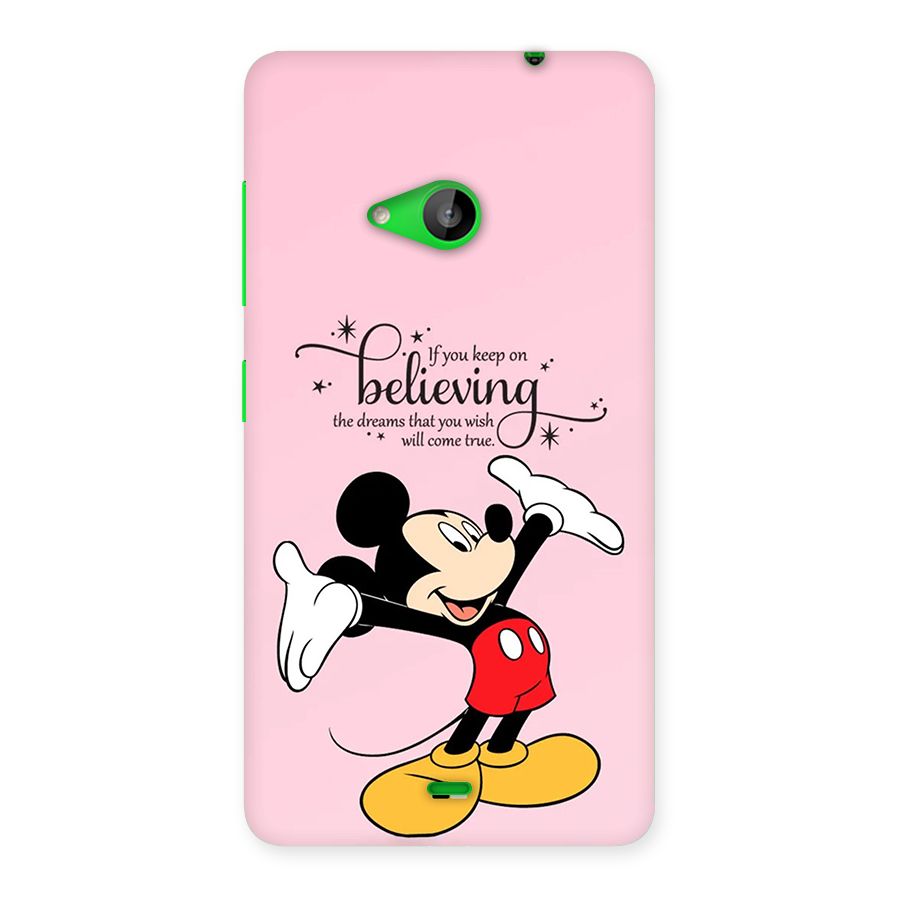 Believing Dreams Back Case for Lumia 535