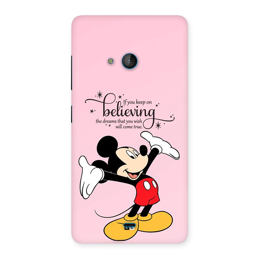 Believing Dreams Back Case for Lumia 540