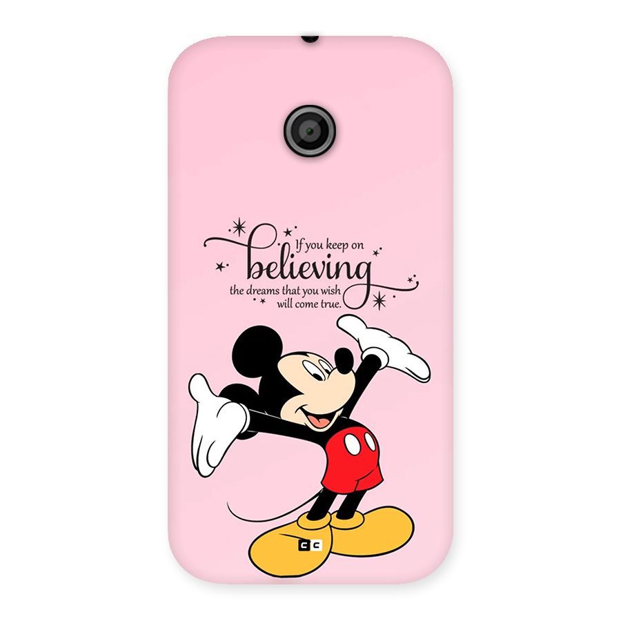 Believing Dreams Back Case for Moto E