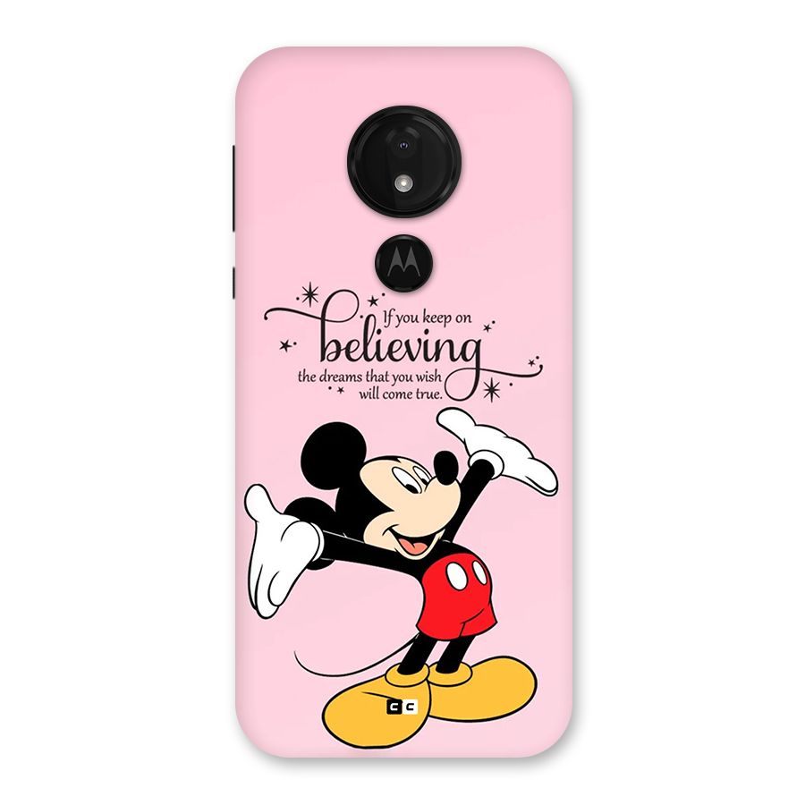 Believing Dreams Back Case for Moto G7 Power