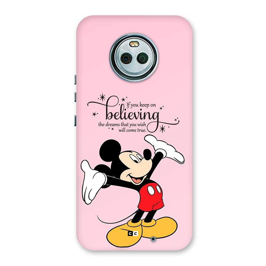 Believing Dreams Back Case for Moto X4