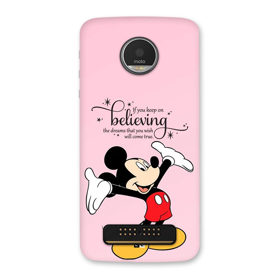 Believing Dreams Back Case for Moto Z Play