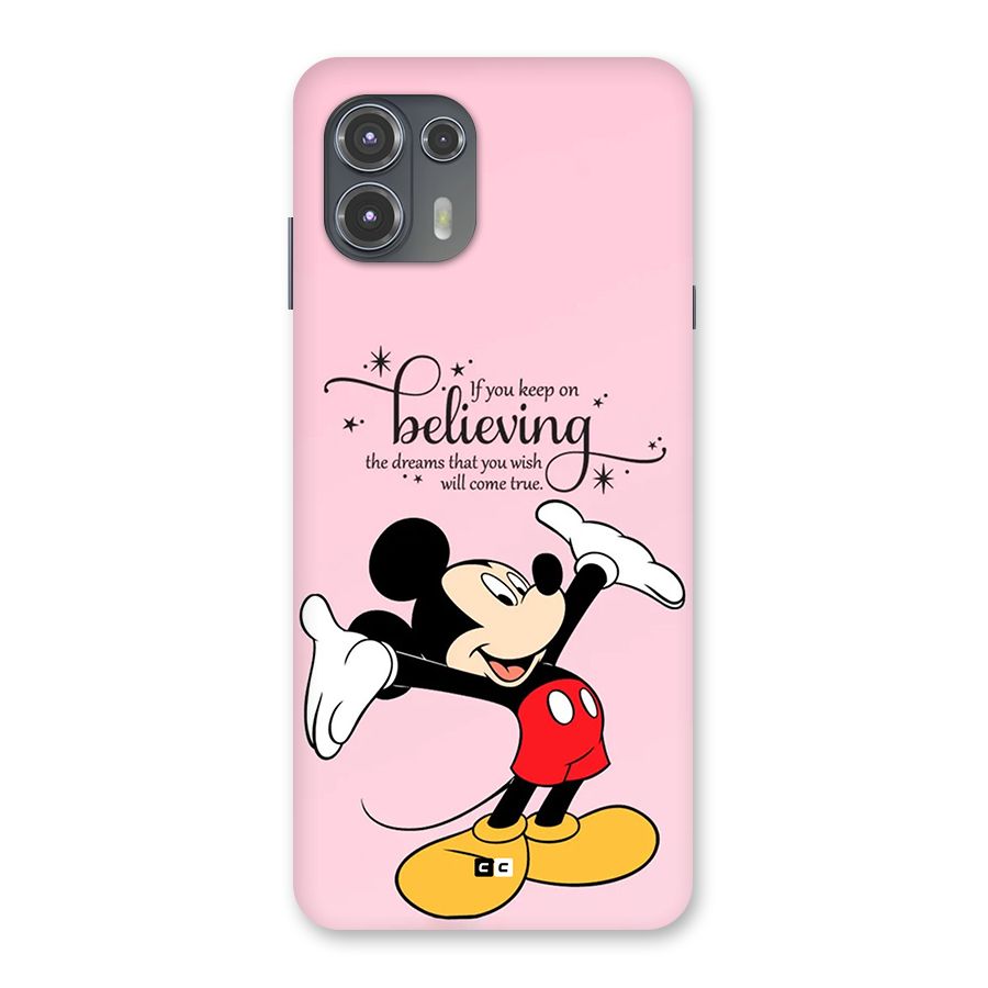 Believing Dreams Back Case for Motorola Edge 20 Fusion