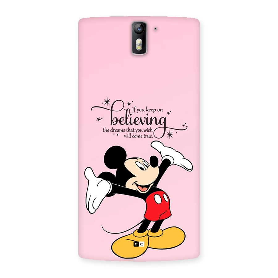 Believing Dreams Back Case for OnePlus One