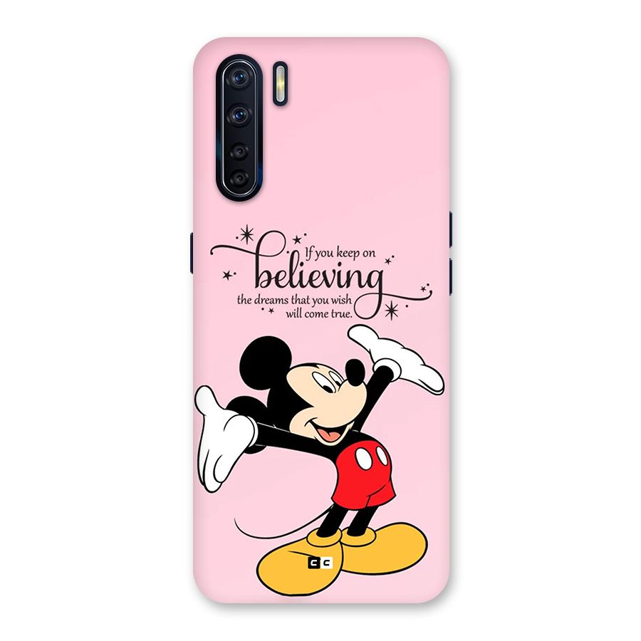 Believing Dreams Back Case for Oppo F15