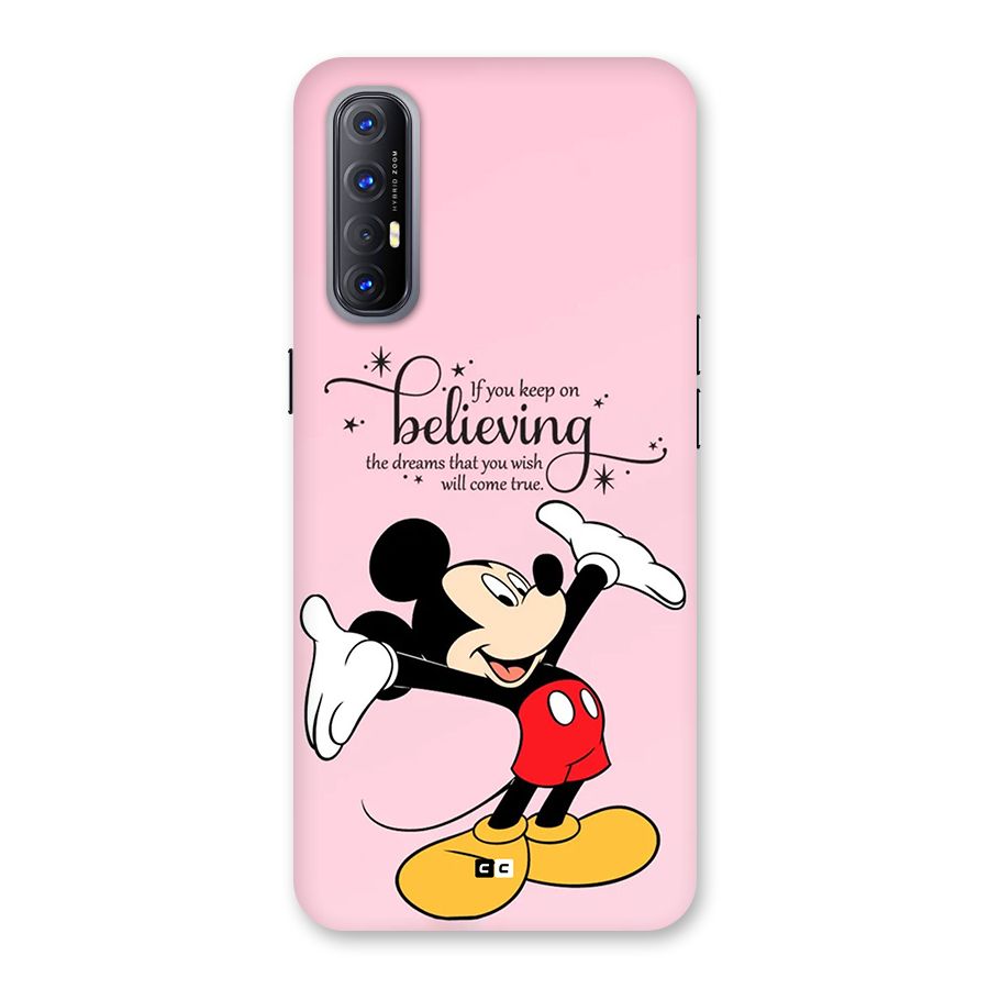 Believing Dreams Back Case for Oppo Reno3 Pro
