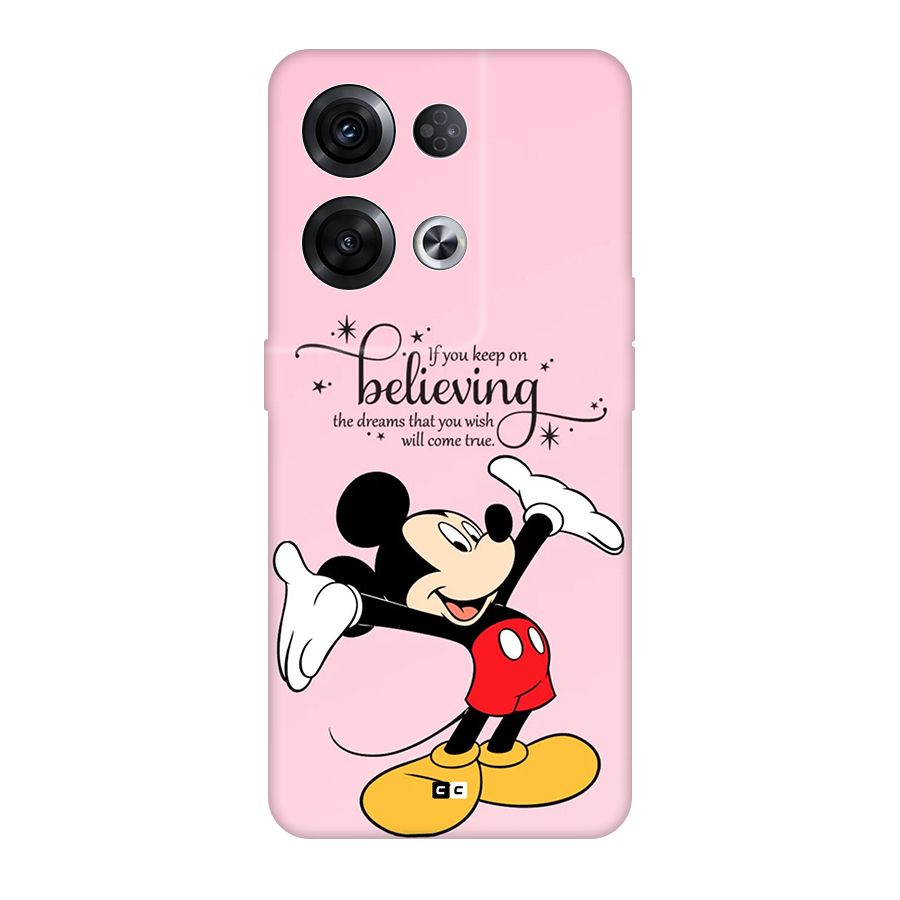 Believing Dreams Back Case for Oppo Reno8 Pro 5G