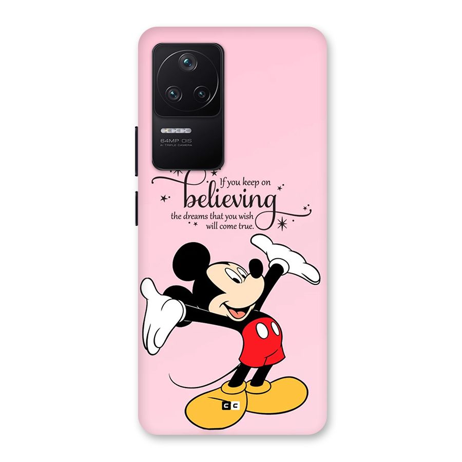 Believing Dreams Back Case for Poco F4 5G