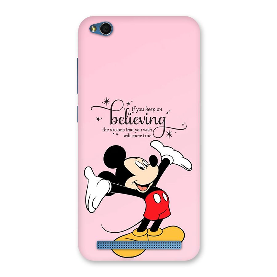 Believing Dreams Back Case for Redmi 5A