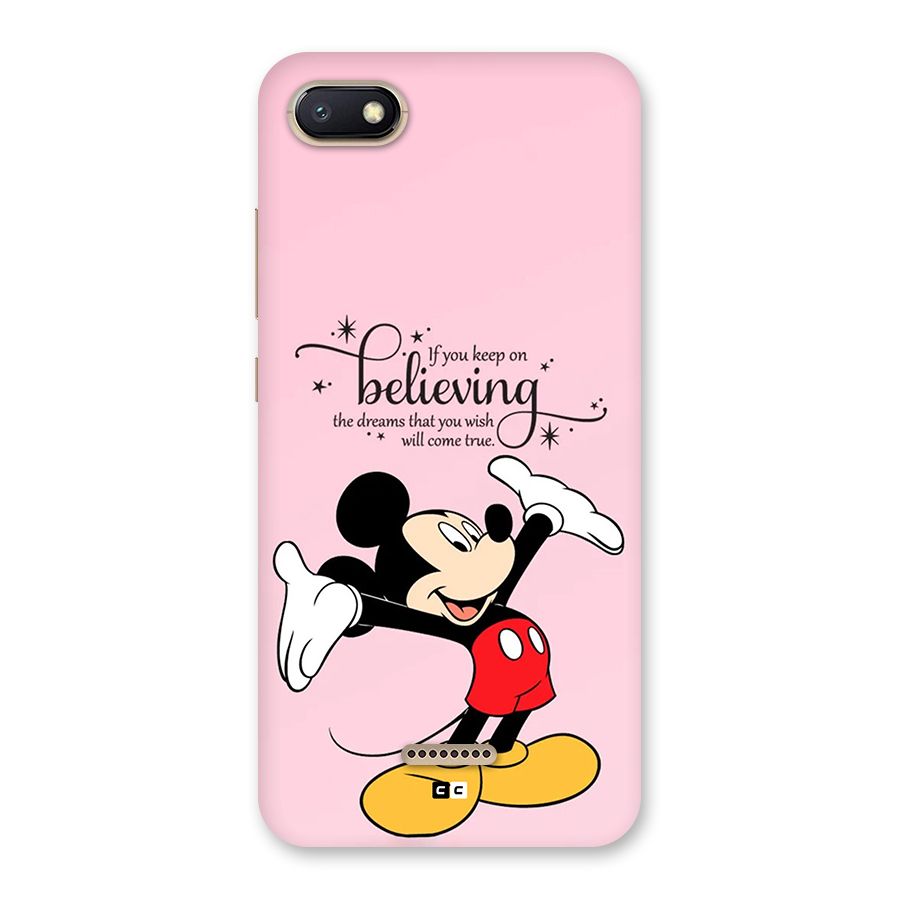 Believing Dreams Back Case for Redmi 6A