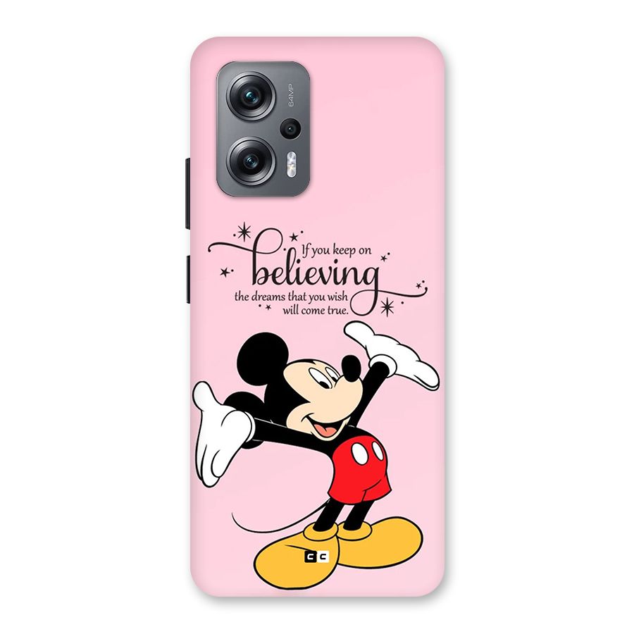 Believing Dreams Back Case for Redmi K50i