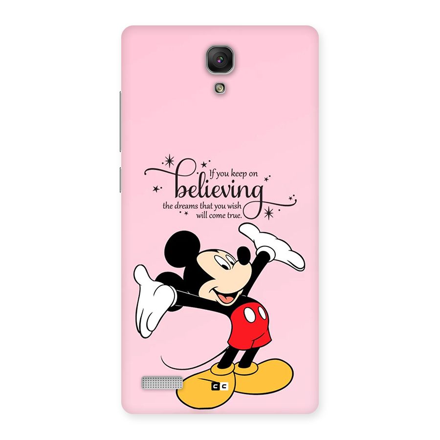 Believing Dreams Back Case for Redmi Note Prime