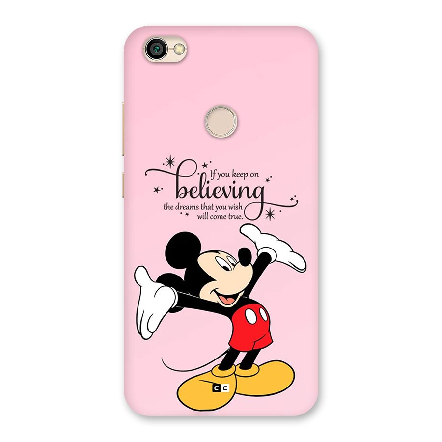 Believing Dreams Back Case for Redmi Y1 2017