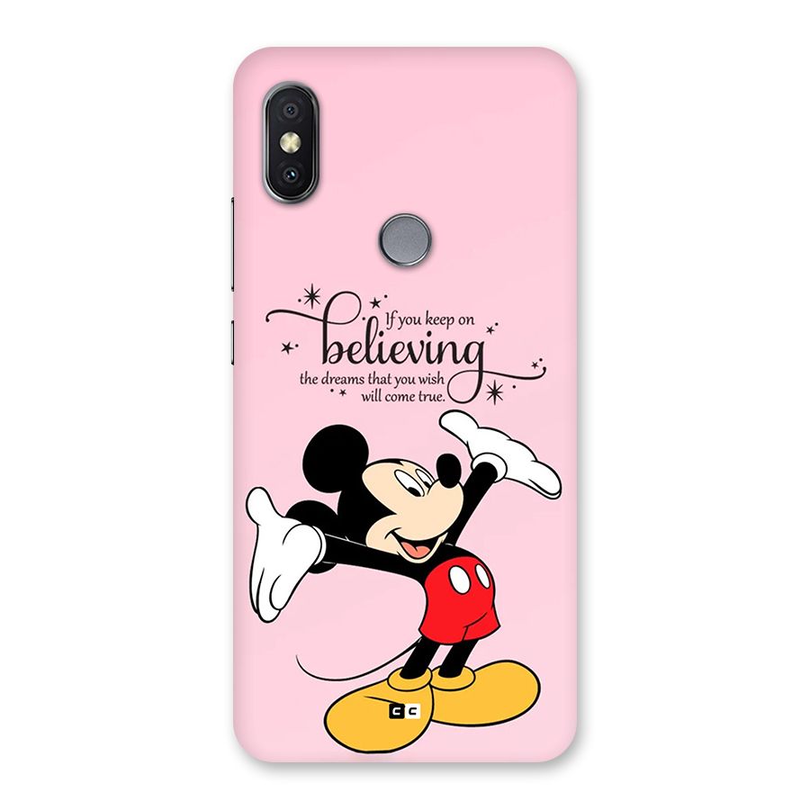 Believing Dreams Back Case for Redmi Y2