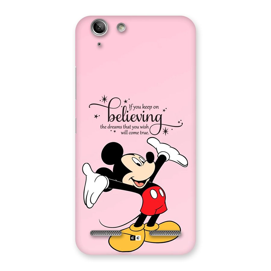 Believing Dreams Back Case for Vibe K5