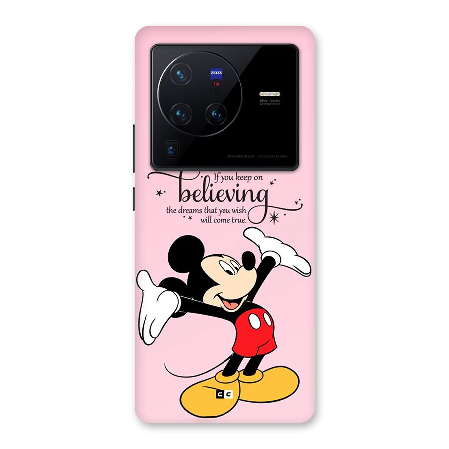 Believing Dreams Back Case for Vivo X80 Pro