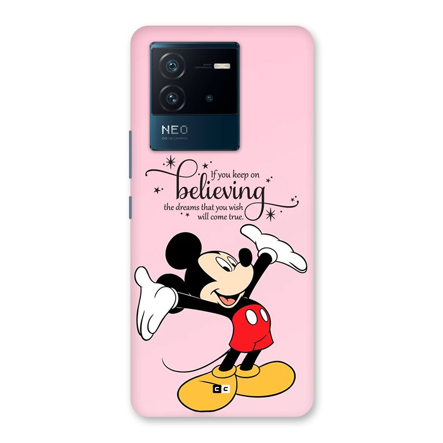 Believing Dreams Back Case for Vivo iQOO Neo 6 5G