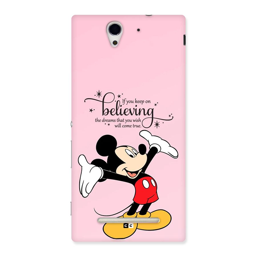Believing Dreams Back Case for Xperia C3