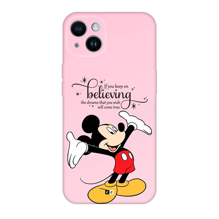 Believing Dreams Back Case for iPhone 14