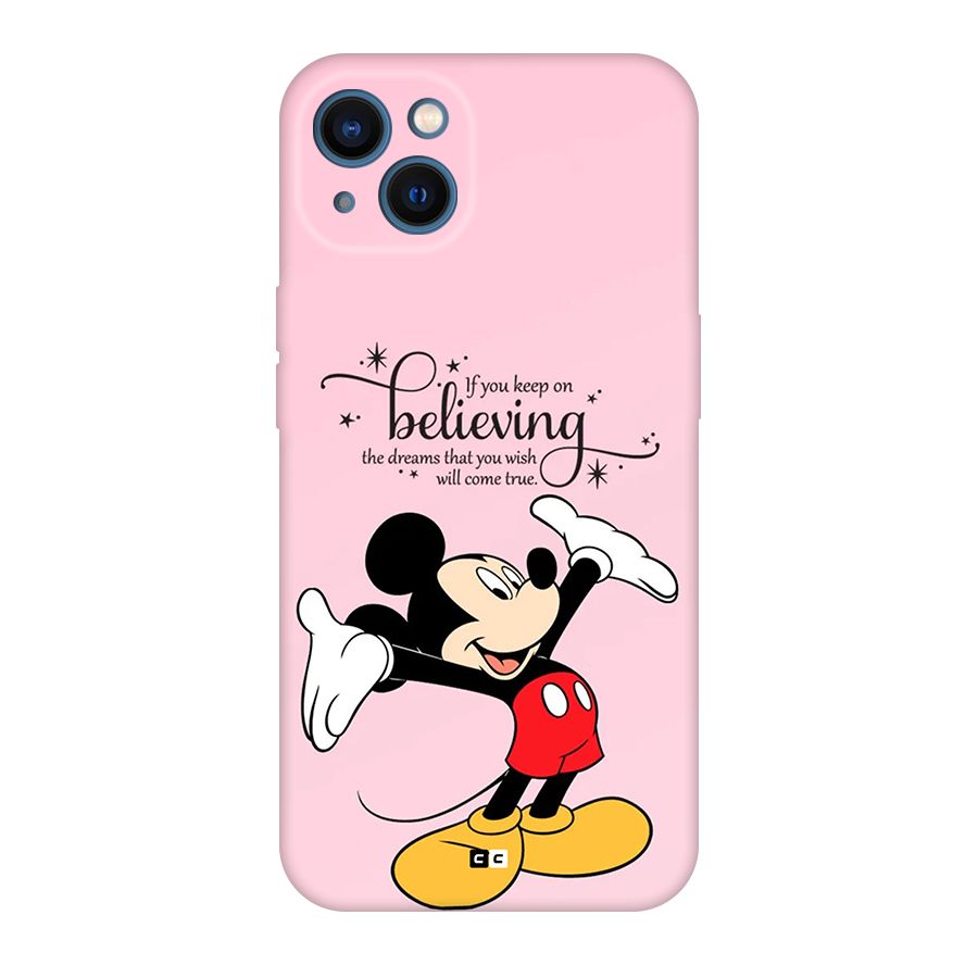 Believing Dreams Back Case for iPhone 13