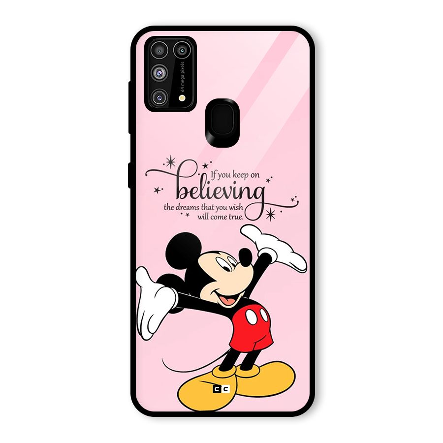Believing Dreams Glass Back Case for Galaxy F41