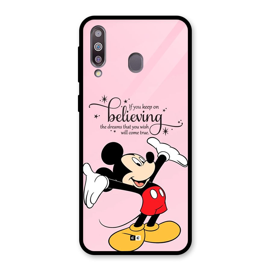 Believing Dreams Glass Back Case for Galaxy M30