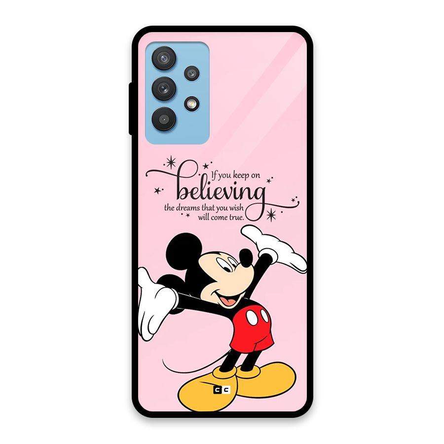 Believing Dreams Glass Back Case for Galaxy M32 5G