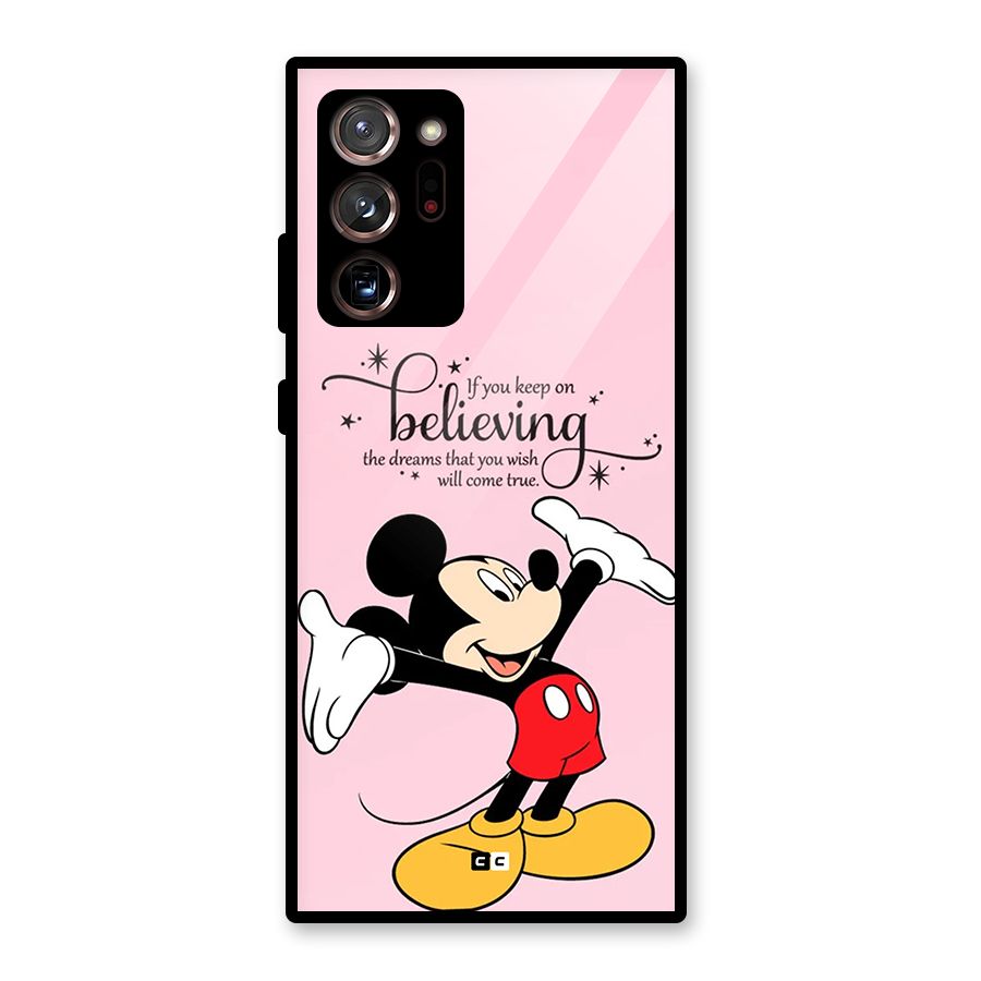 Believing Dreams Glass Back Case for Galaxy Note 20 Ultra 5G