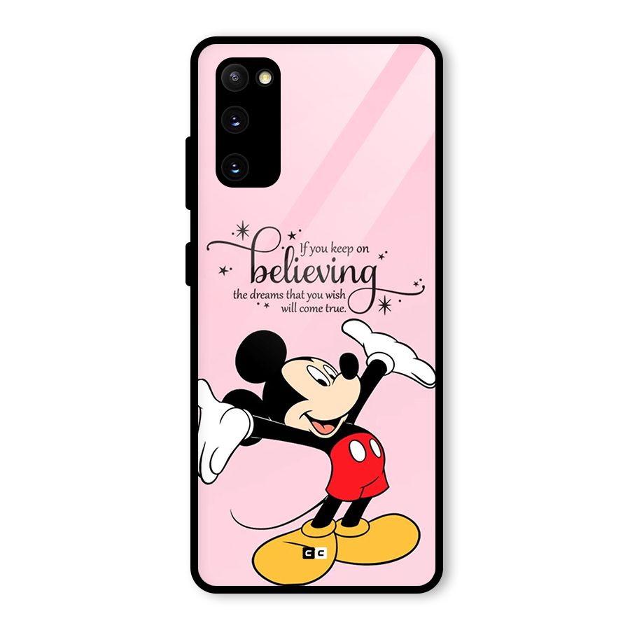 Believing Dreams Glass Back Case for Galaxy S20 FE 5G