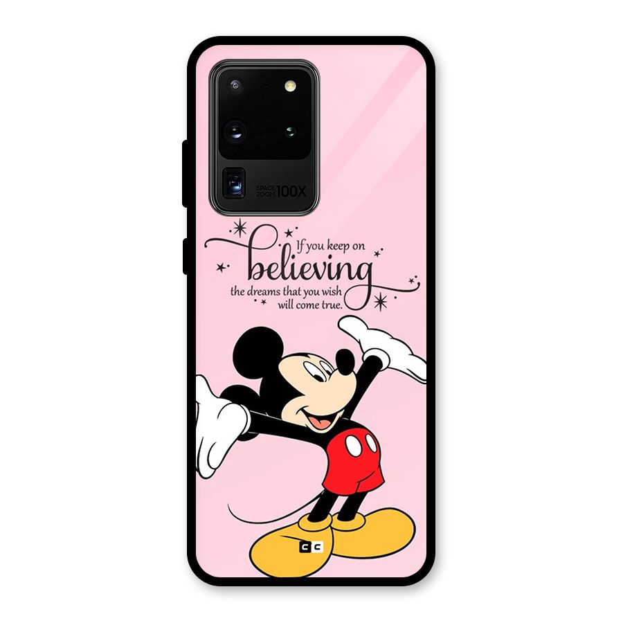 Believing Dreams Glass Back Case for Galaxy S20 Ultra