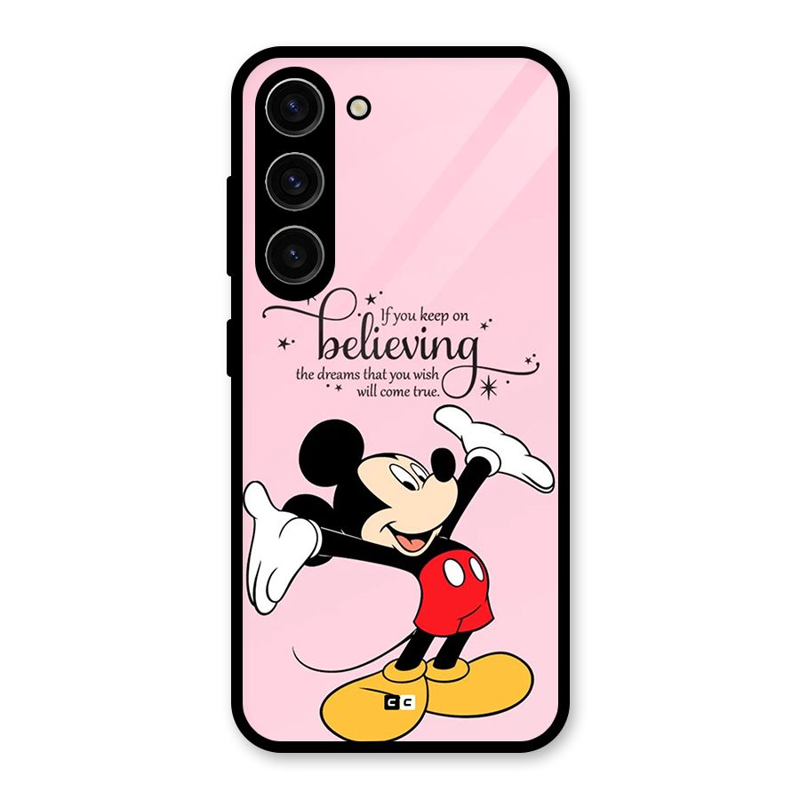 Believing Dreams Glass Back Case for Galaxy S23