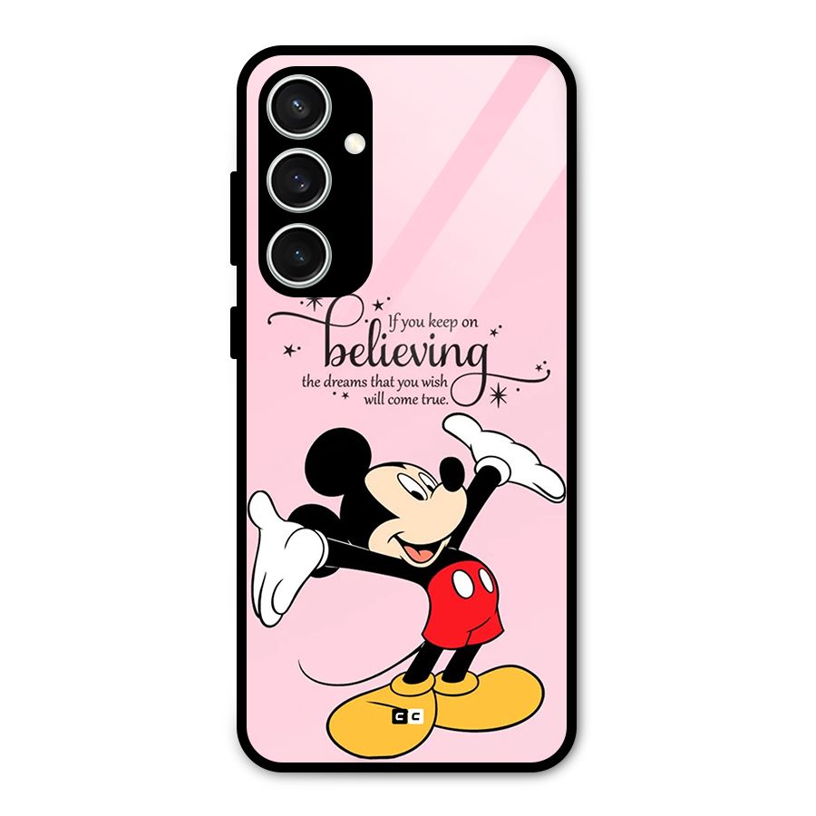 Believing Dreams Glass Back Case for Galaxy S23 FE