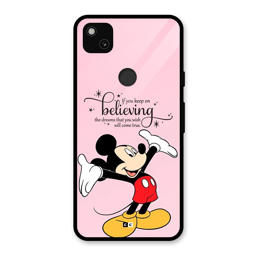 Believing Dreams Glass Back Case for Google Pixel 4a