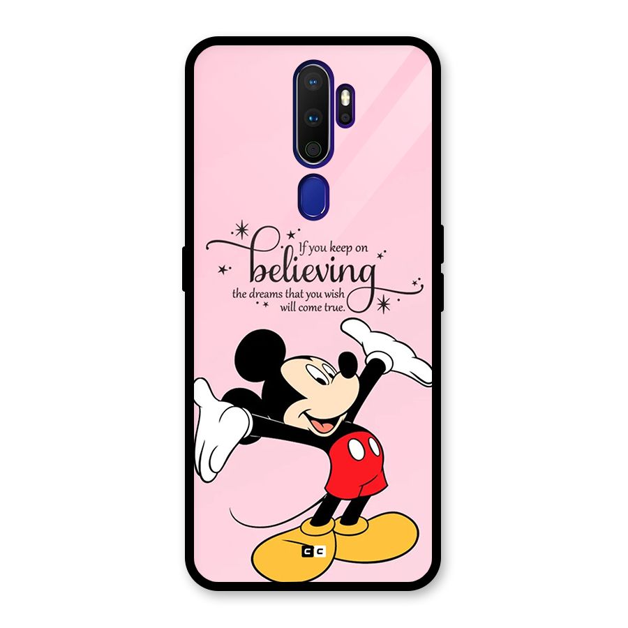 Believing Dreams Glass Back Case for Oppo A9 (2020)