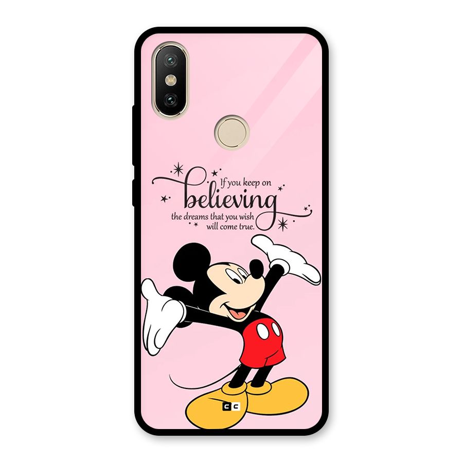 Believing Dreams Glass Back Case for Redmi A2