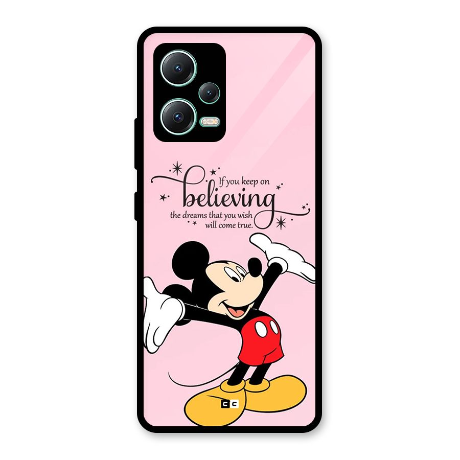 Believing Dreams Glass Back Case for Redmi Note 12 5G