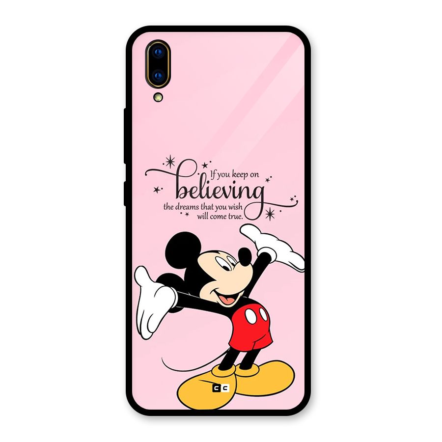 Believing Dreams Glass Back Case for Vivo V11 Pro