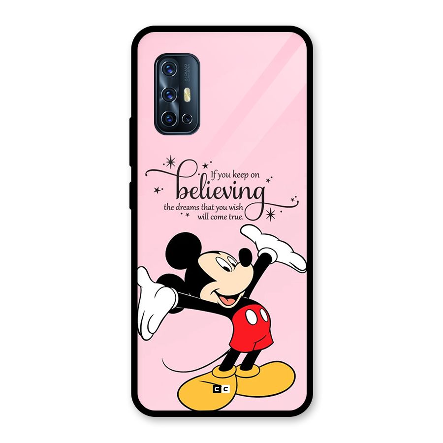 Believing Dreams Glass Back Case for Vivo V17