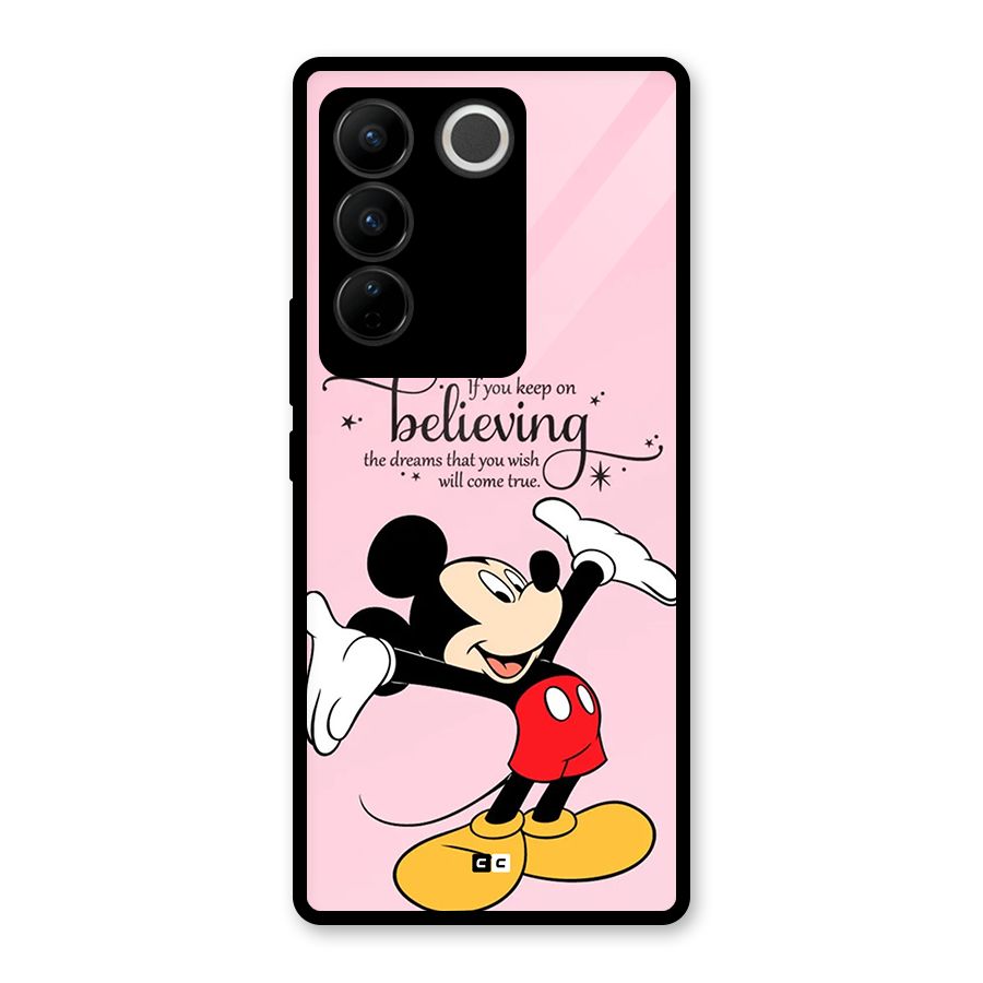Believing Dreams Glass Back Case for Vivo V27