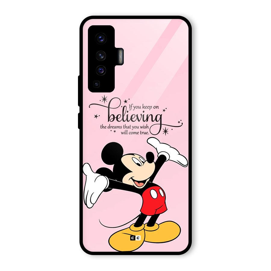 Believing Dreams Glass Back Case for Vivo X50