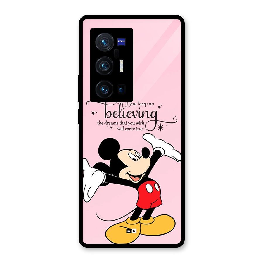Believing Dreams Glass Back Case for Vivo X70 Pro Plus