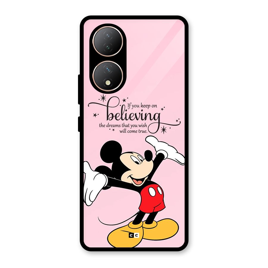 Believing Dreams Glass Back Case for Vivo Y100A