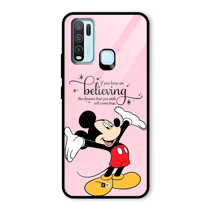 Believing Dreams Glass Back Case for Vivo Y30