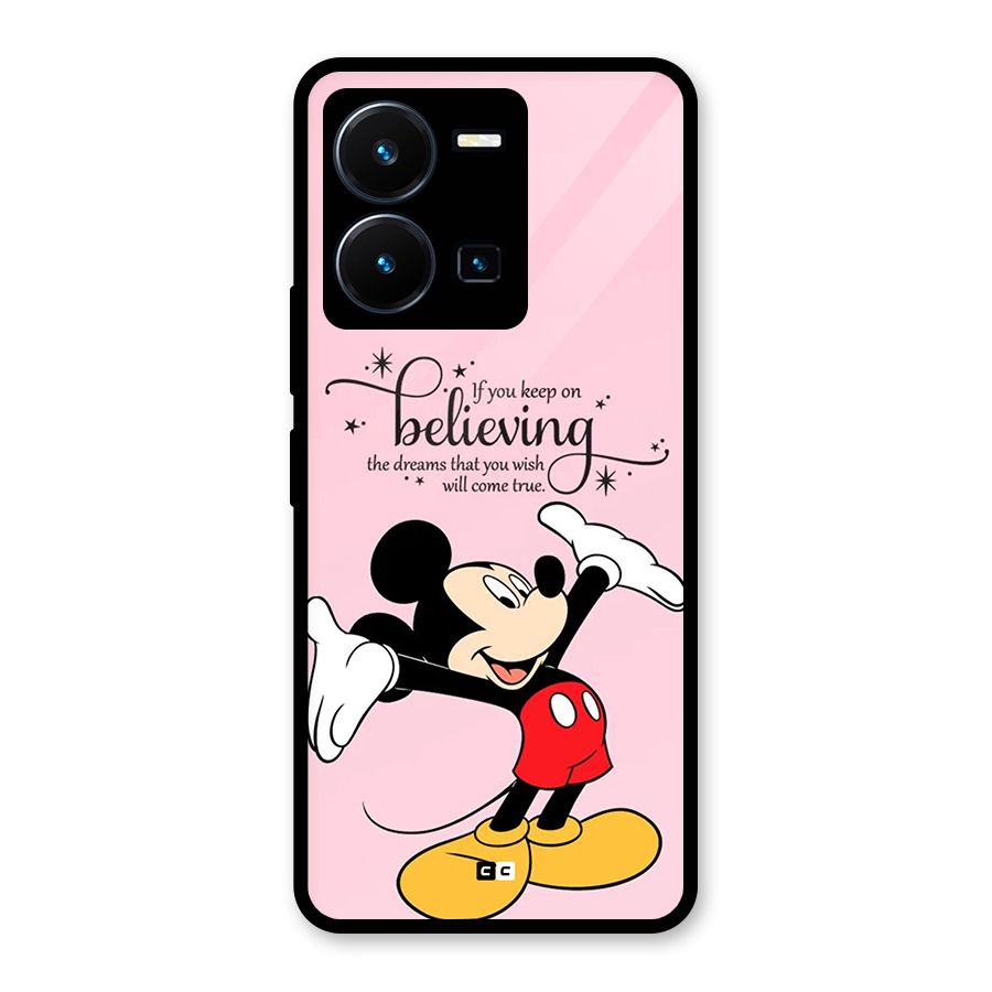 Believing Dreams Glass Back Case for Vivo Y35